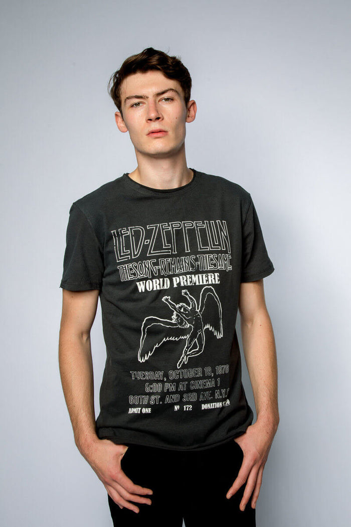 Led Zeppelin T-Shirt - The Song Remains the Same, Charcoal Amplified