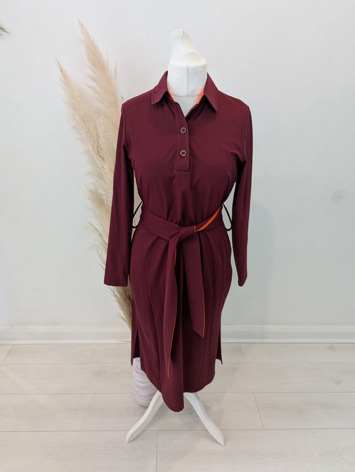 Lennon Courtney Burgundy Dress 12