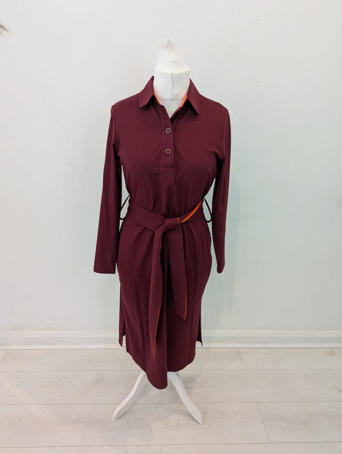 Lennon Courtney Burgundy Dress 12
