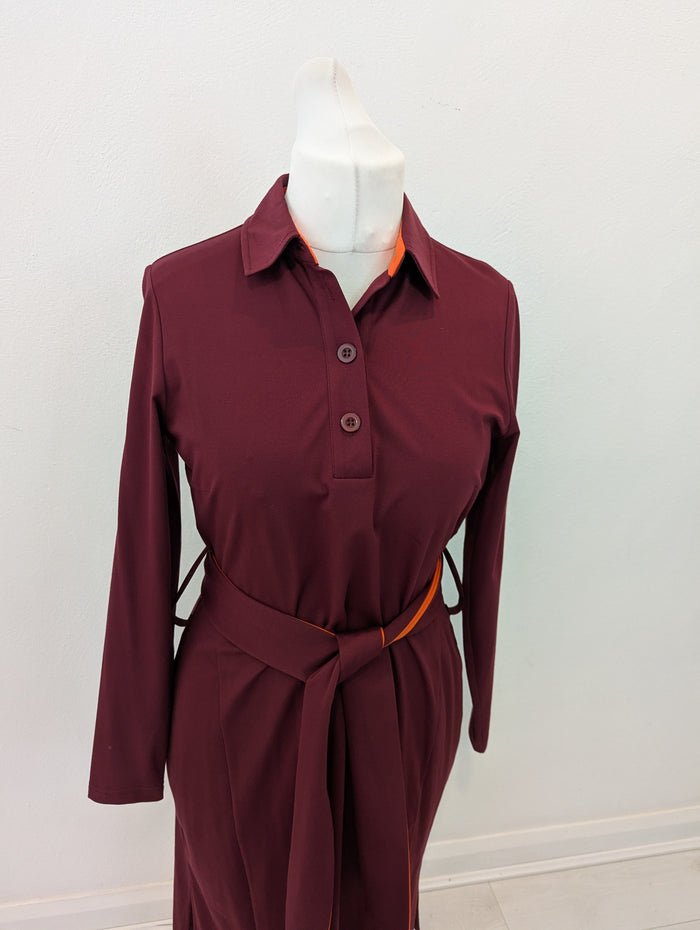 Lennon Courtney Burgundy Dress 12