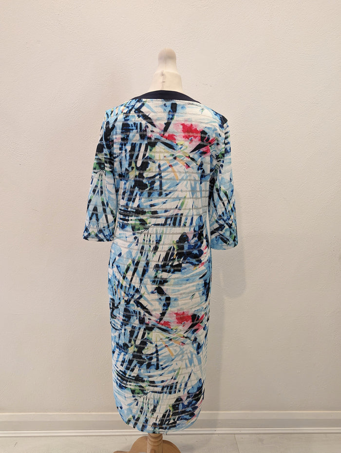 Libre Blue Multi Dress Size 10