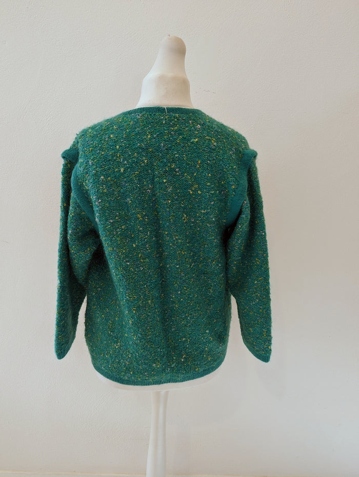 Light Knit Cardie - Teal Blue Cardie M
