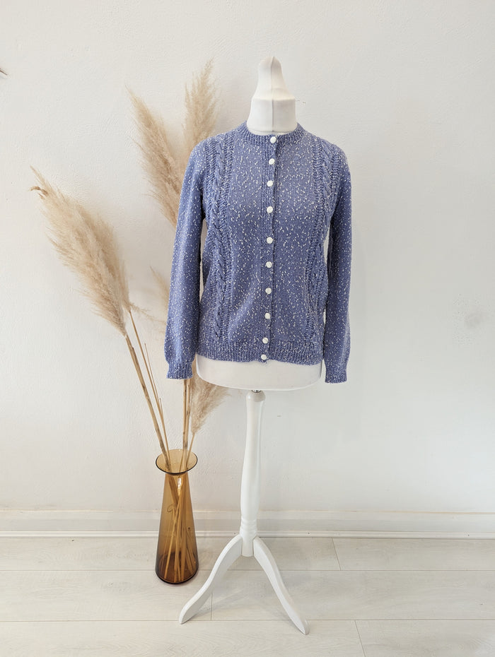 Lilac knit cardie 12
