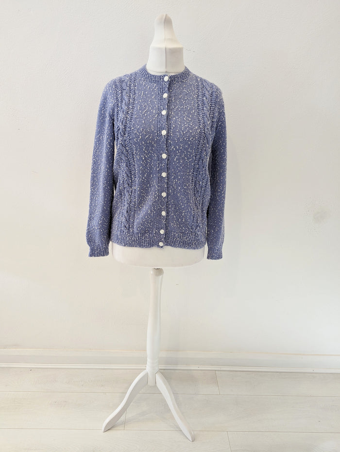 Lilac knit cardie 12