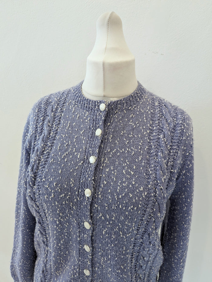 Lilac knit cardie 12