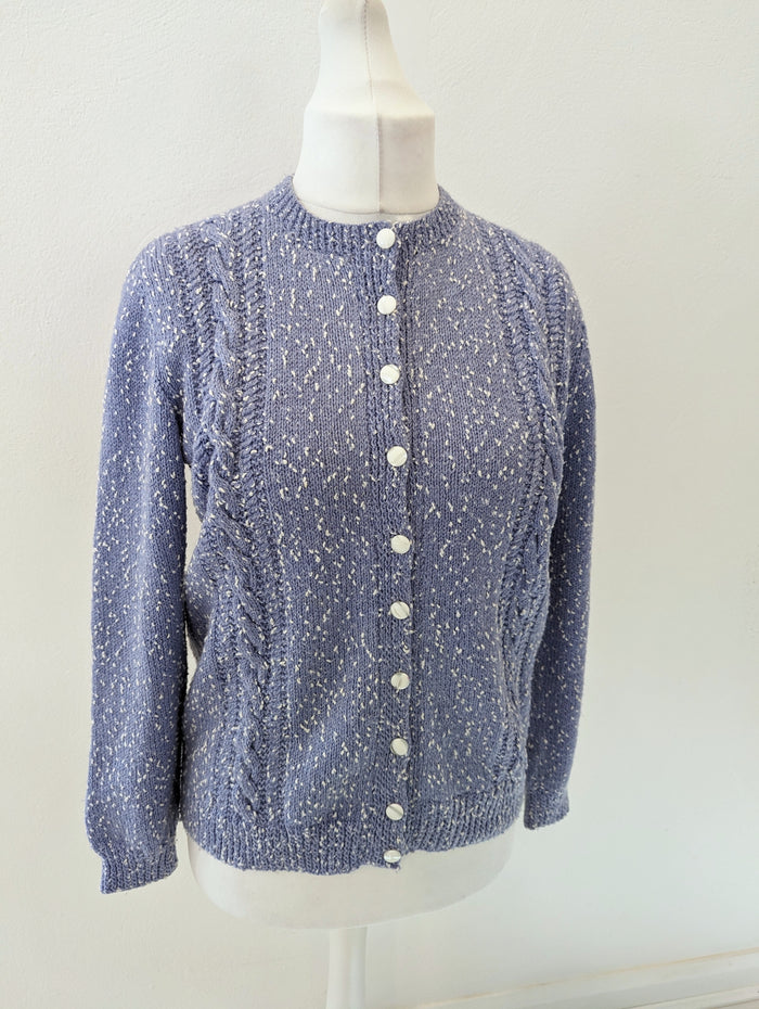 Lilac knit cardie 12