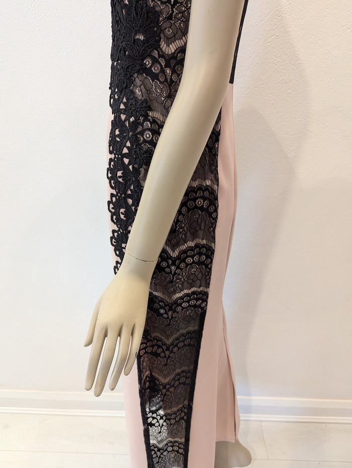 Lipsy London Nude/Black Dress 10