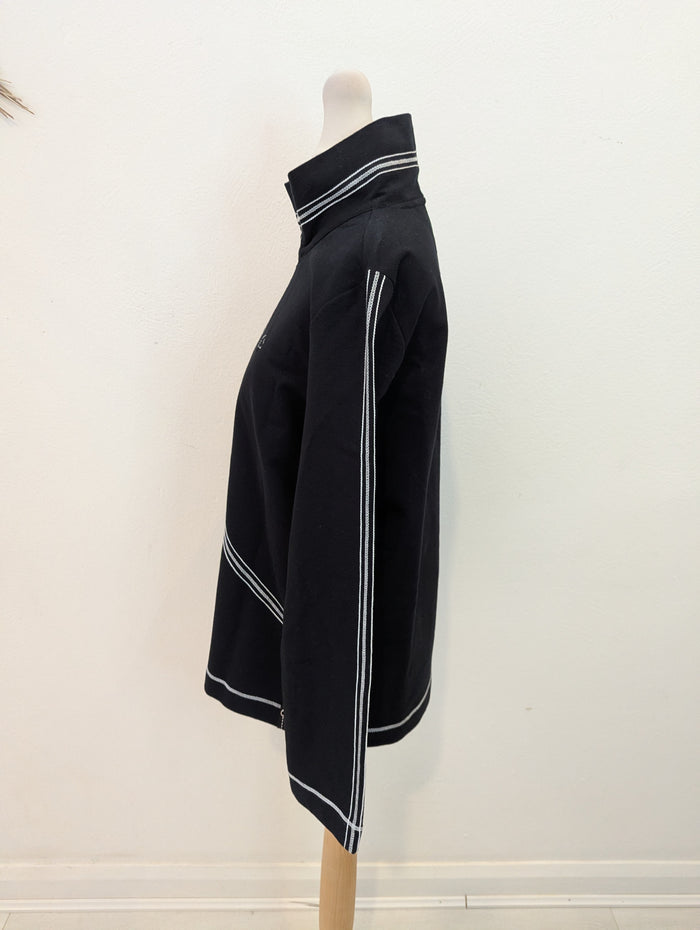 Lisa Campione NY Black Half Zip 10