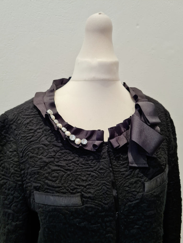 Liu Jo  Black Coat Size 10