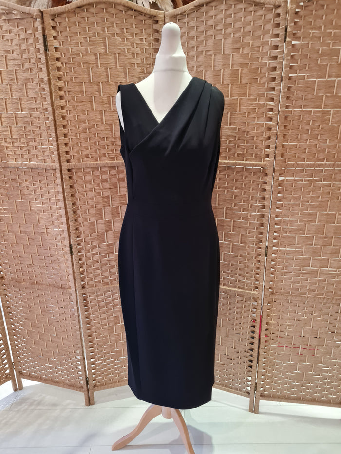 LK Bennett Black Evening Dress 10