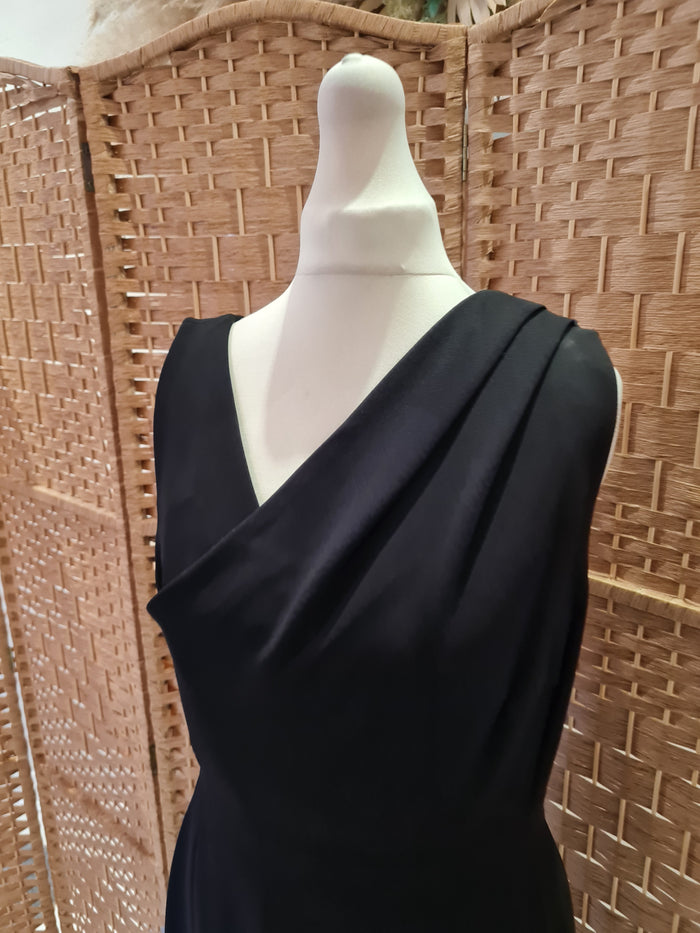 LK Bennett Black Evening Dress 10