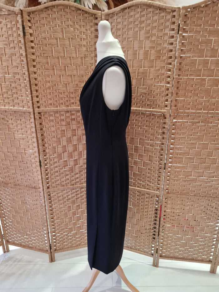 LK Bennett Black Evening Dress 10