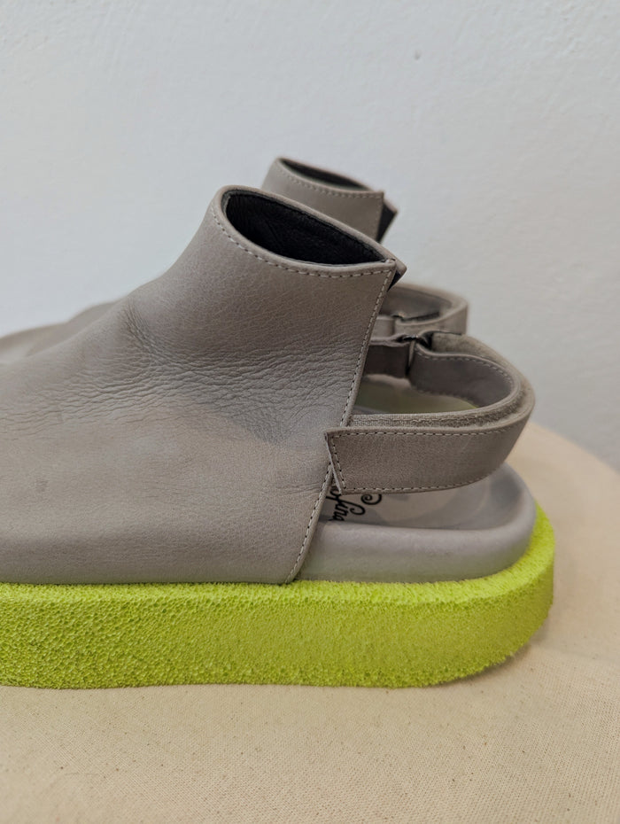 Lofina Grey/Lime Sandals 5 RRP £255