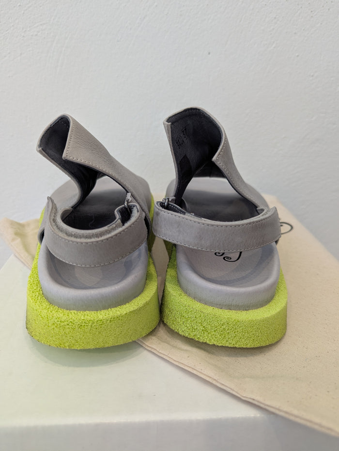 Lofina Grey/Lime Sandals 5 RRP £255