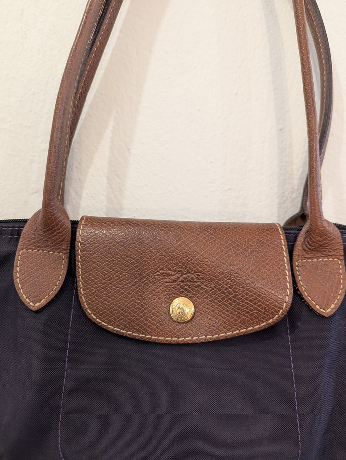 Longchamp purple tote