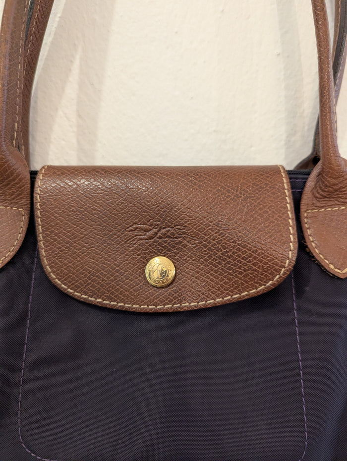 Longchamp purple tote