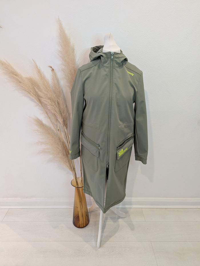 Love Moschino Green Rain Coat 8