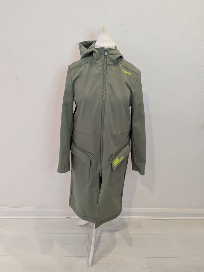 Love Moschino Green Rain Coat 8