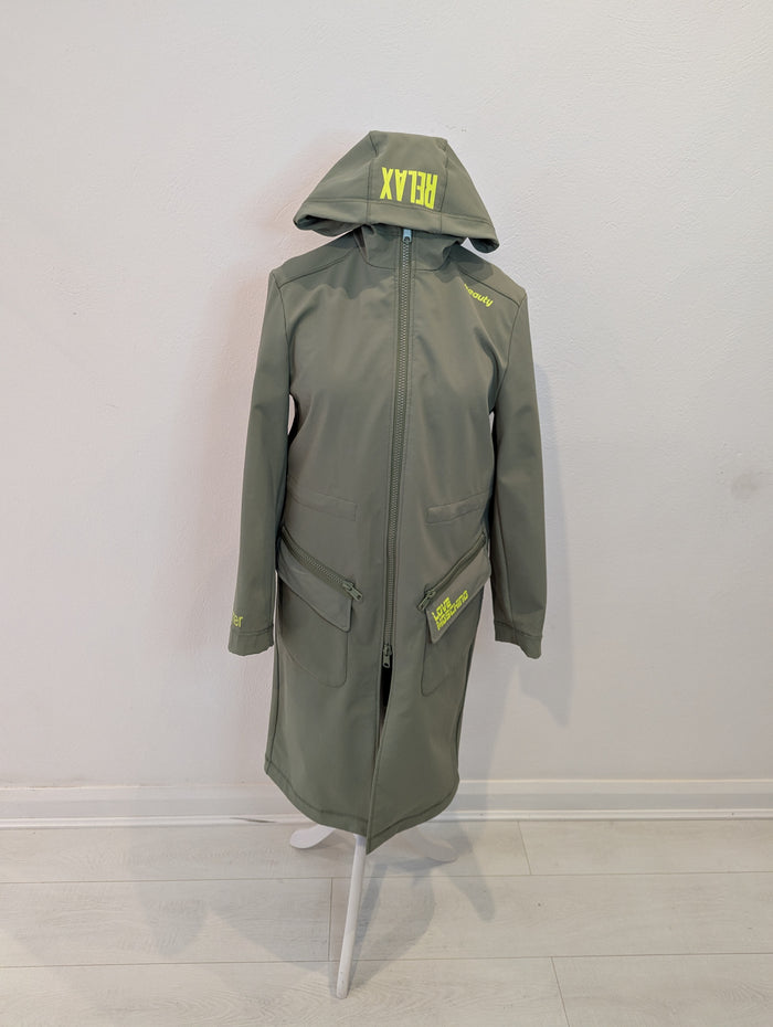 Love Moschino Green Rain Coat 8