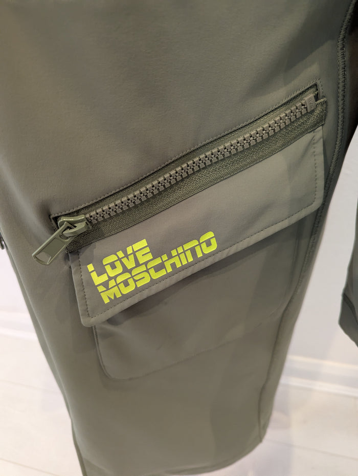 Love Moschino Green Rain Coat 8