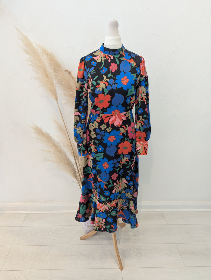 Love Sunshine Floral Maxi Dress Small