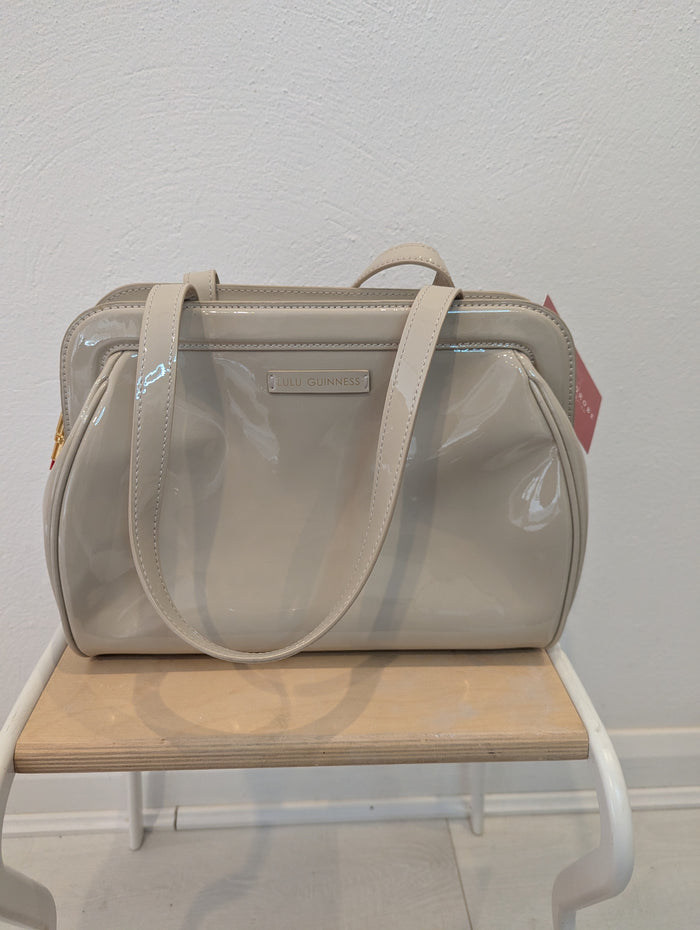 Lulu Guiness Cream Paula bag