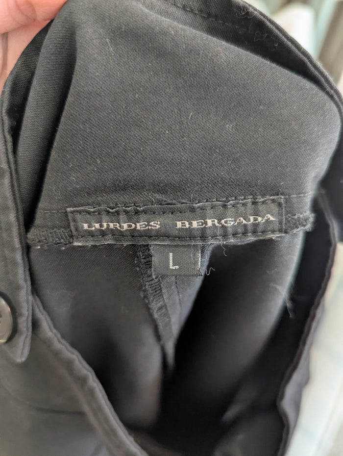Lurdes Bergada black cropped utility top L