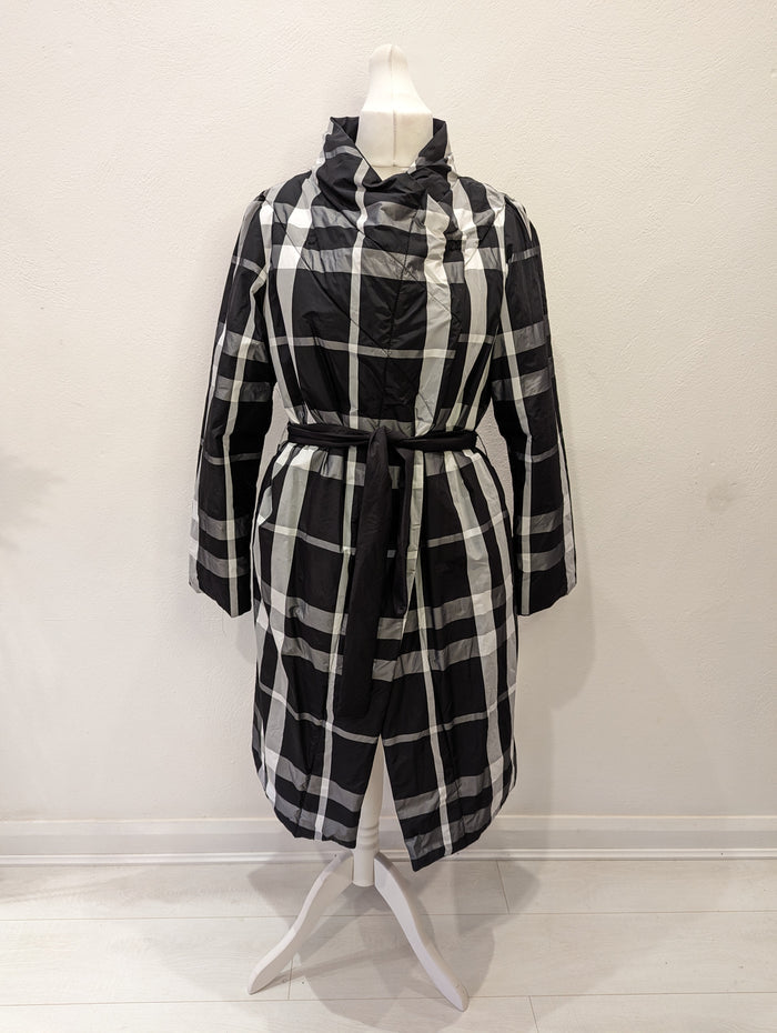 Luukaa reversible checked coat M/L