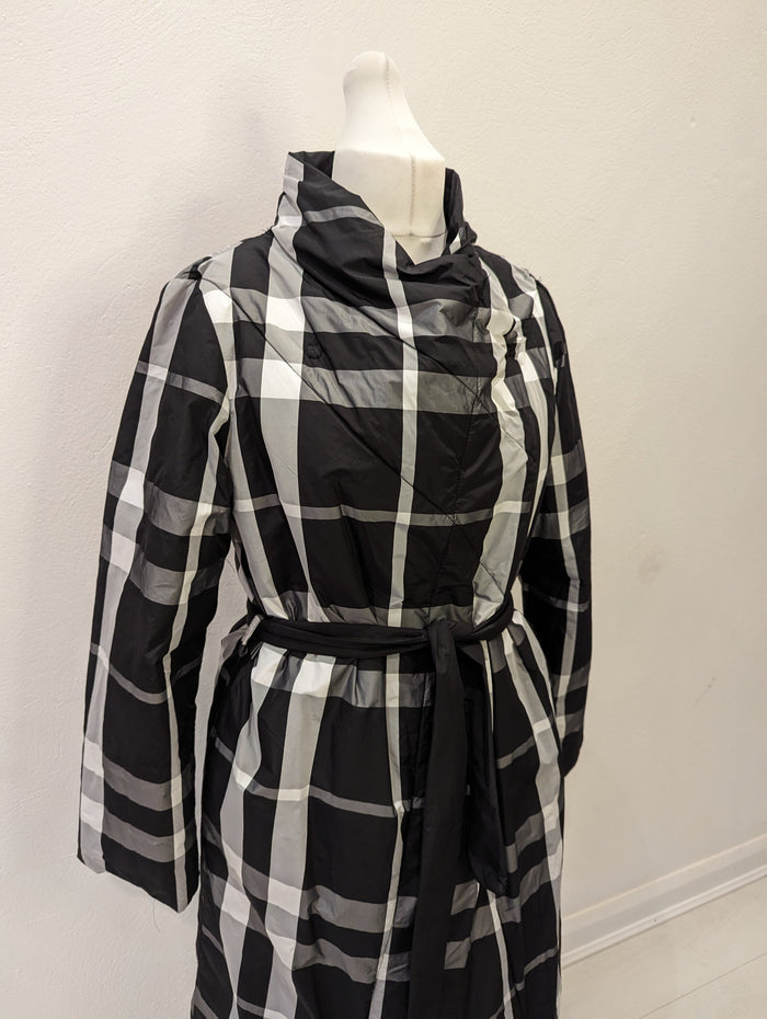 Luukaa reversible checked coat M/L