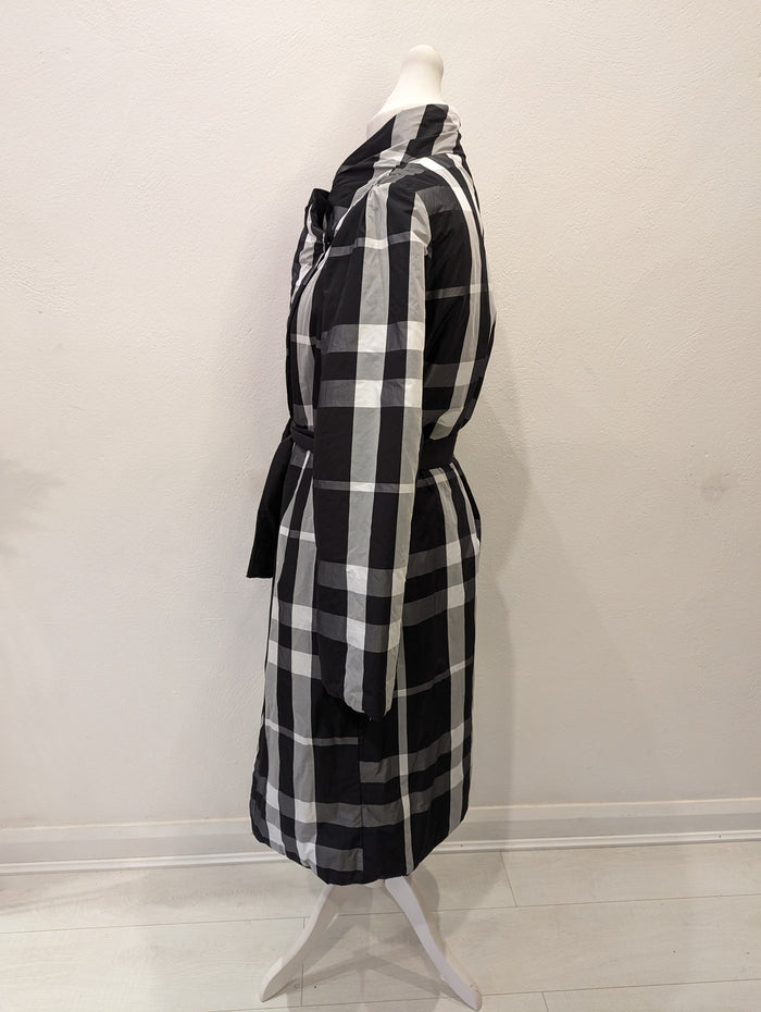 Luukaa reversible checked coat M/L
