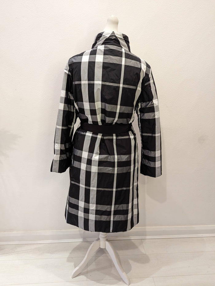 Luukaa reversible checked coat M/L