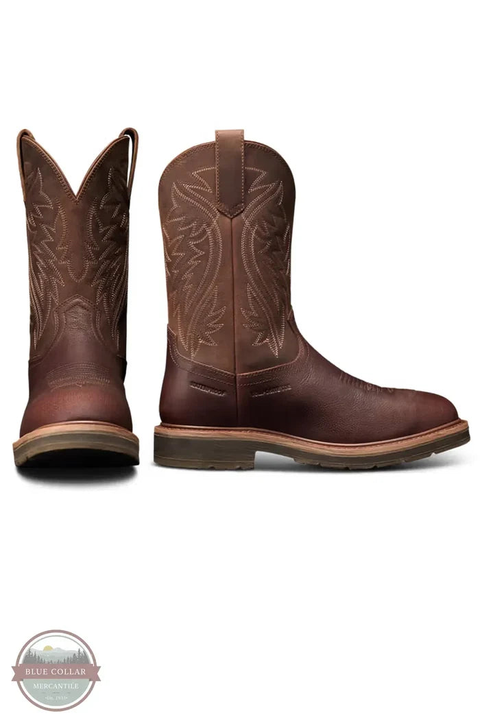 Tecovas M10111TBC Longhaul Waterproof Round Composite Toe Work Boot view of pair