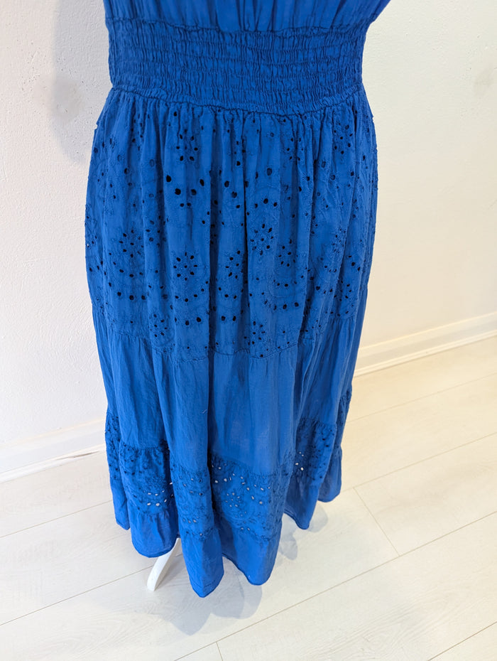 Made in Italy Blue Cotton Dress L