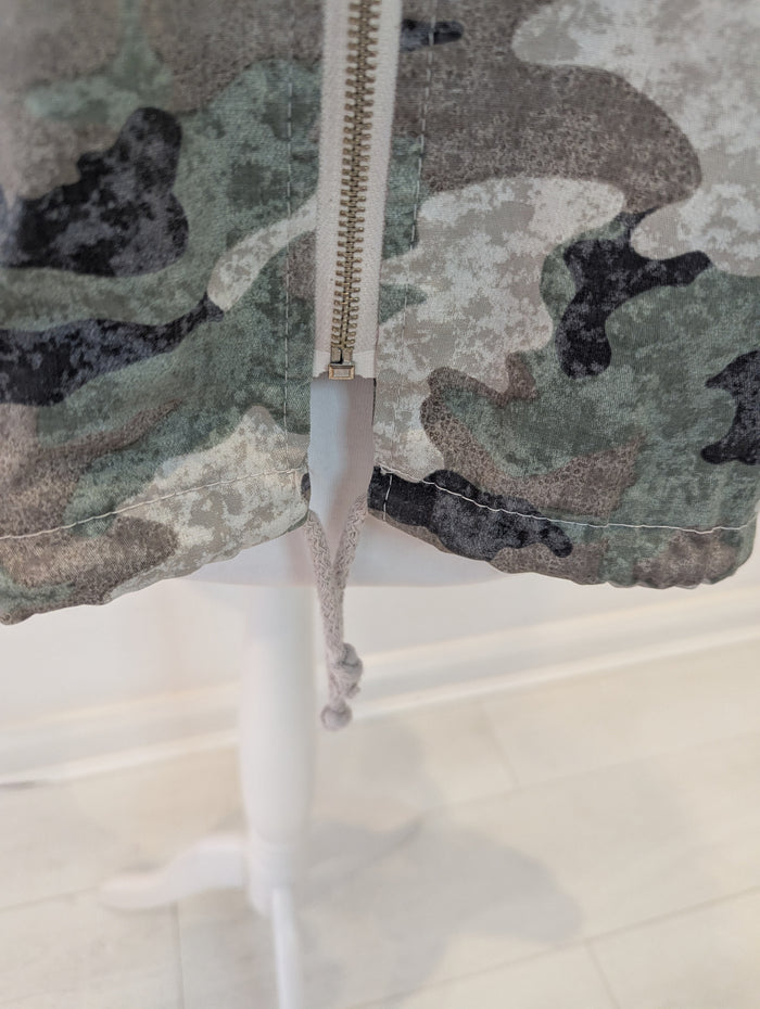 Made in Italy Camouflage Hooded Jacket One Size