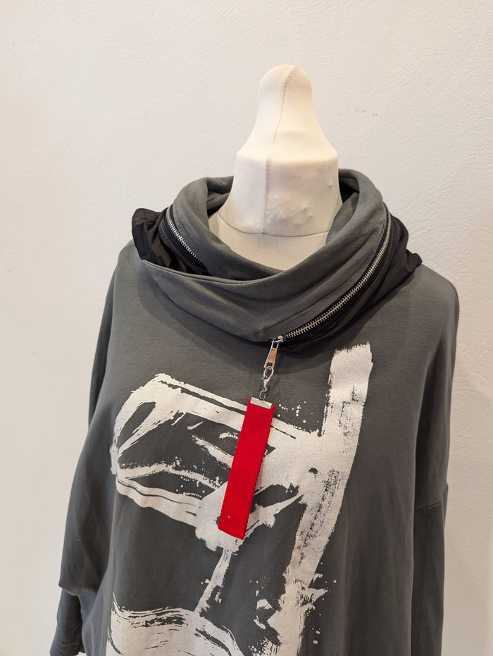 Made In Italy Hooded Top One Size