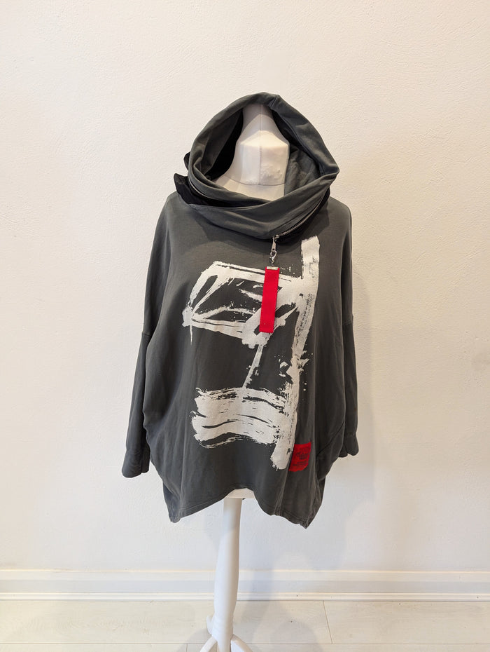 Made In Italy Hooded Top One Size