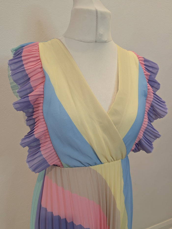 Made in Italy Pastel Stripe Maxi NWT