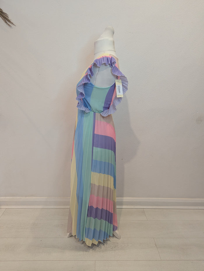 Made in Italy Pastel Stripe Maxi NWT