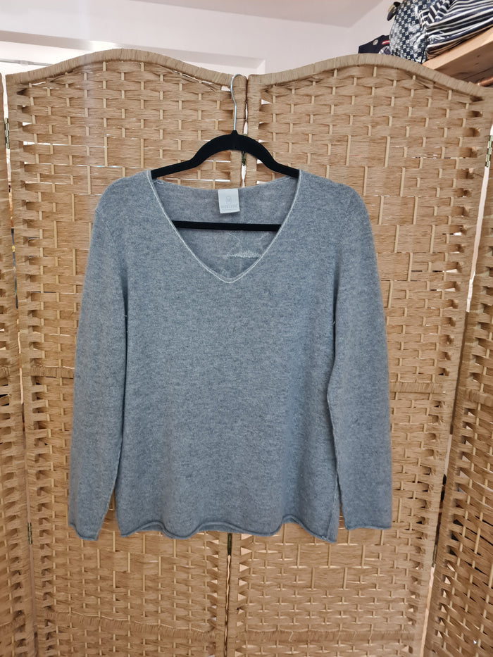 Madeline  Grey Star Cashmere Jumper 14/16