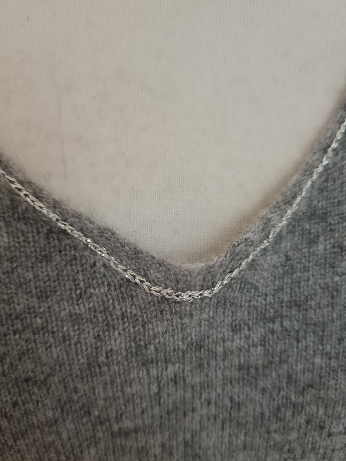 Madeline  Grey Star Cashmere Jumper 14/16