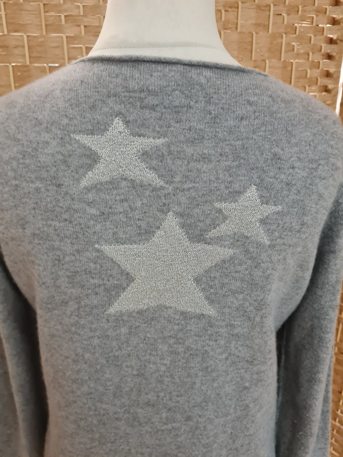 Madeline  Grey Star Cashmere Jumper 14/16