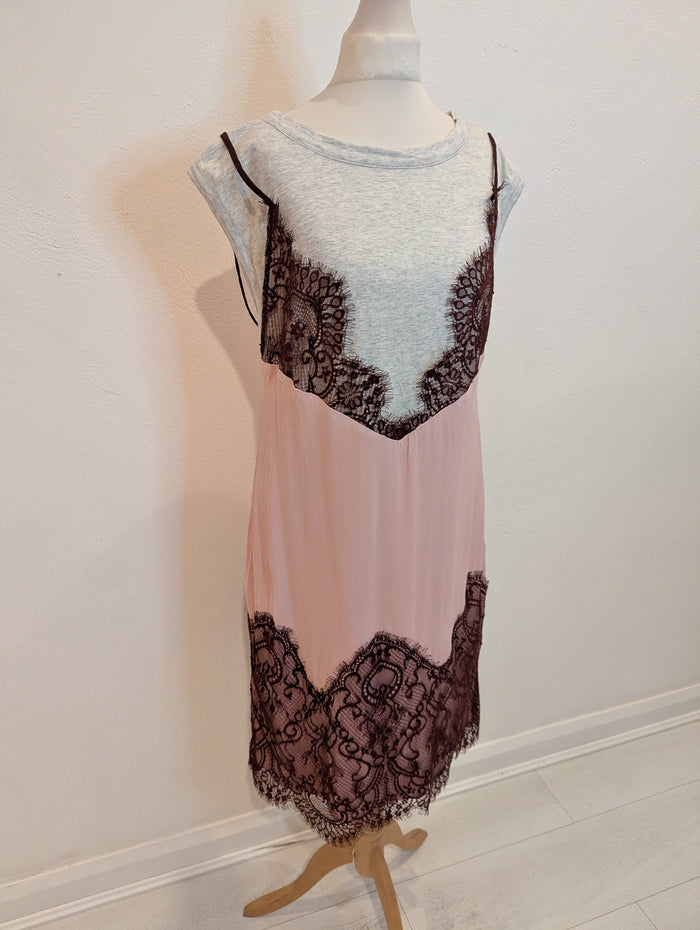 Maeve x Anthropologie Tshirt slip dress M