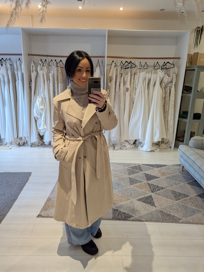 Maison De Nimes Beige Trench 14