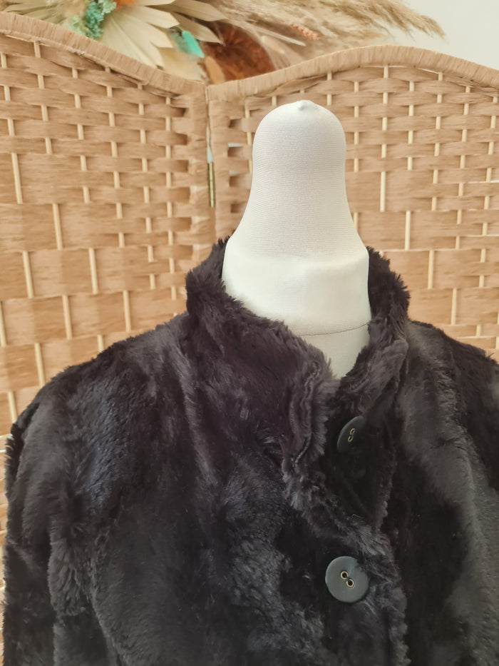 Maloka black fur Jacket M