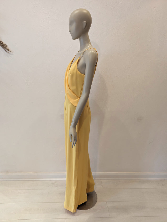 Mango Jumpsuit yellow M