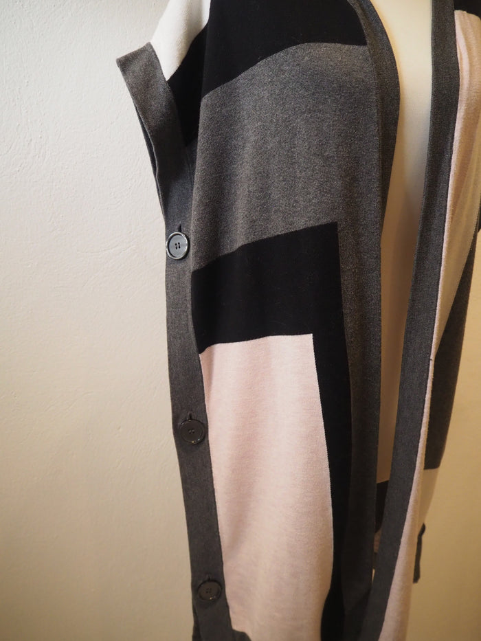 Marble Grey Stripe Gillet M