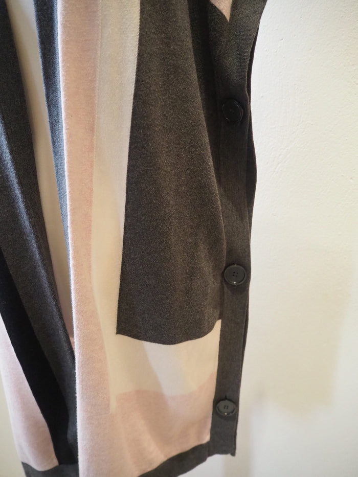 Marble Grey Stripe Gillet M