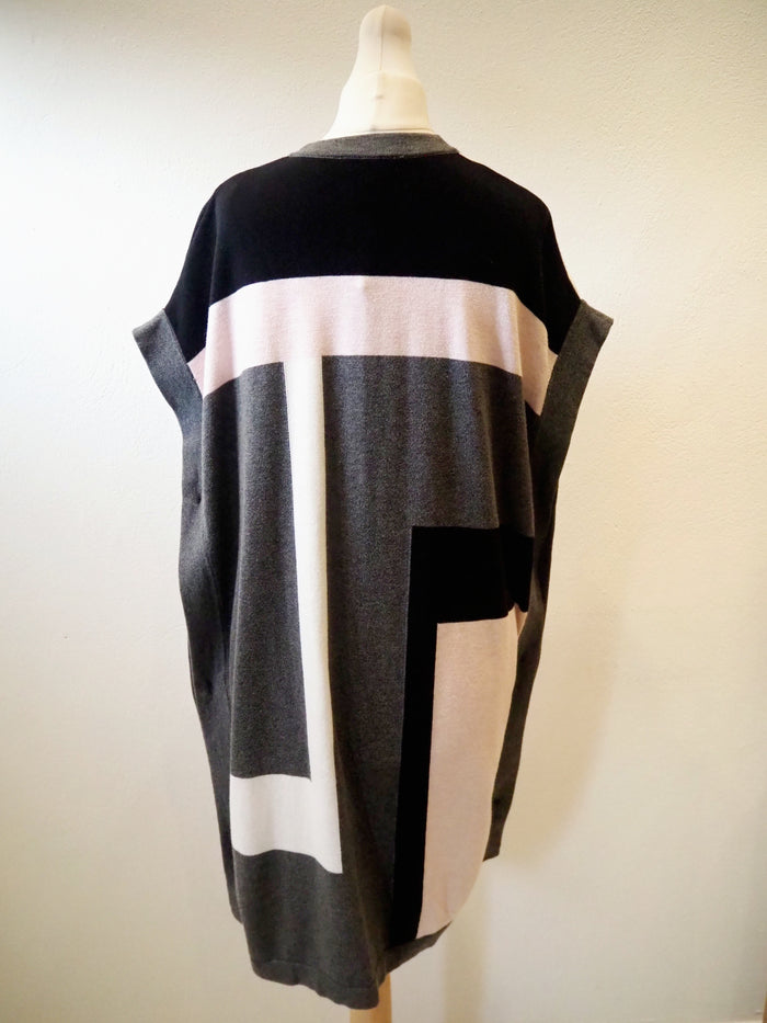 Marble Grey Stripe Gillet M