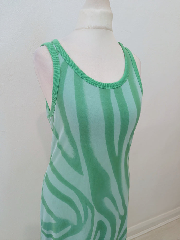 Marc Aurel Green Sleeveless Dress 8