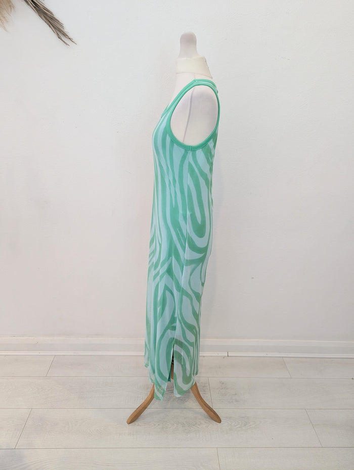 Marc Aurel Green Sleeveless Dress 8